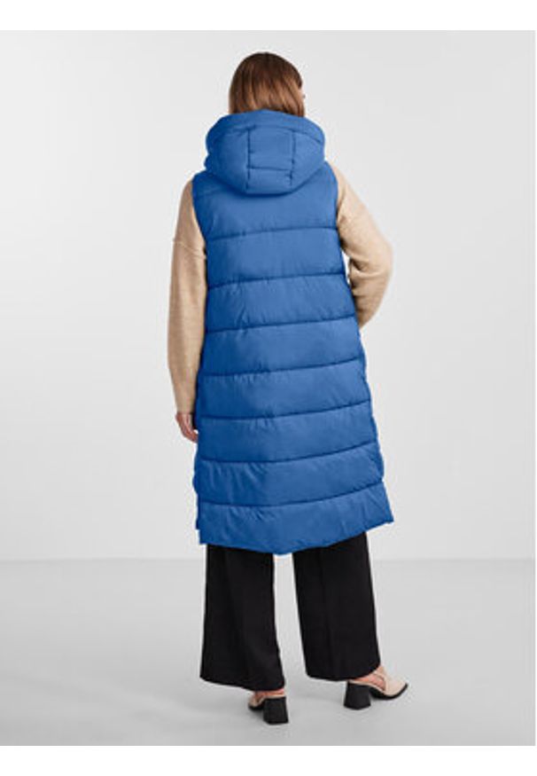 YAS Bezrękawnik 26031872 Niebieski Regular Fit. Kolor: niebieski. Materiał: syntetyk. Długość rękawa: bez rękawów