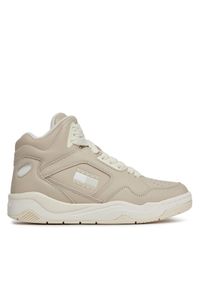 Tommy Jeans Sneakersy Tjw New Basket Mc EN0EN02379 Beżowy. Kolor: beżowy. Materiał: skóra