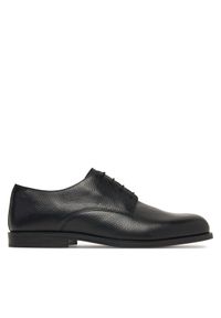 Calvin Klein Półbuty Ess Rubber Derby HM0HM02268 Czarny. Kolor: czarny. Materiał: skóra #1