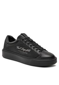 Karl Lagerfeld - KARL LAGERFELD Sneakersy KL52223 Czarny. Kolor: czarny. Materiał: skóra