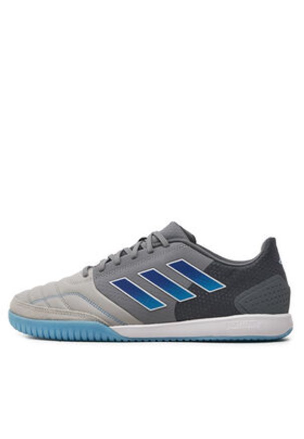 Adidas - adidas Buty do piłki nożnej Top Sala Competition Indoor Boots IE7551 Szary. Kolor: szary. Materiał: skóra
