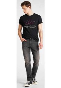 Lee - LEE RIDER MĘSKIE SPODNIE JEANSOWE JEANSY DARK STONE WASH L701NLRD #5