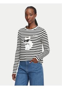 Karl Lagerfeld Jeans Bluzka B3W17043 Kolorowy Regular Fit. Materiał: bawełna. Wzór: kolorowy #1