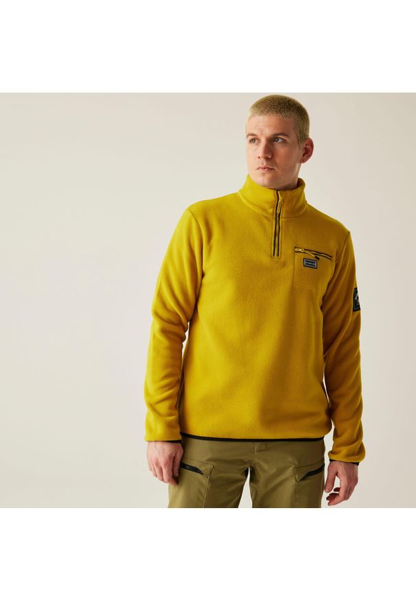 DARE 2B - Affinity Męski polar narciarski. Kolor: żółty. Materiał: polar. Sezon: zima. Sport: narciarstwo