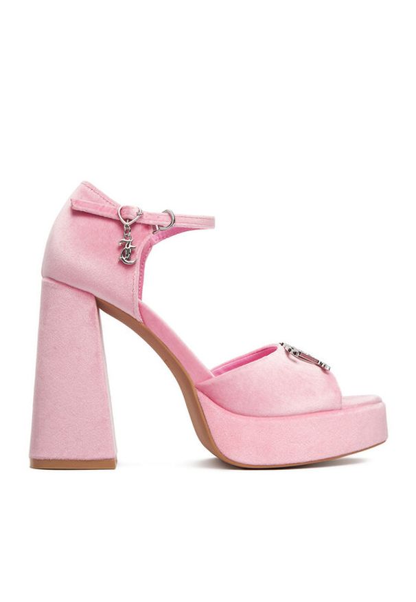 Juicy Couture Sandały EO-WSS21645-01 Różowy. Kolor: różowy. Materiał: materiał
