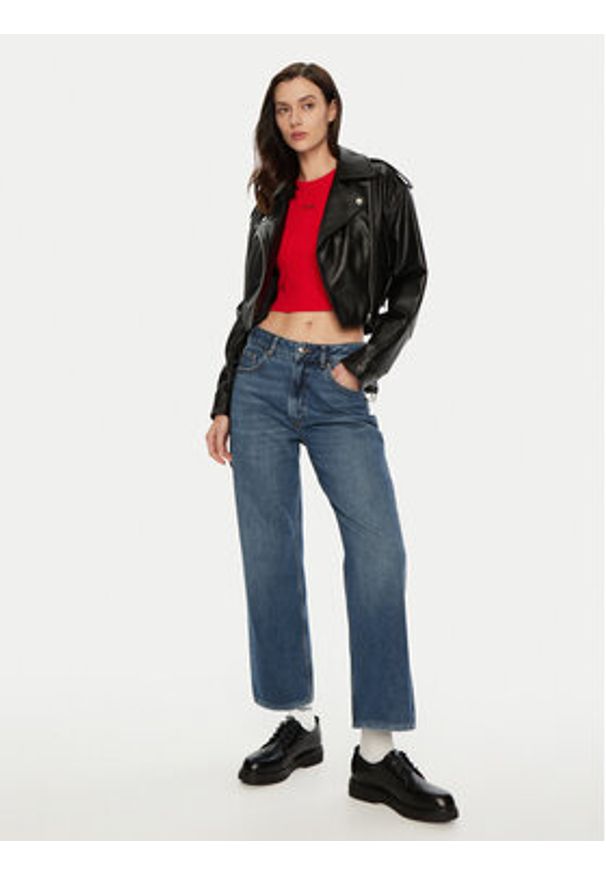 Hugo - HUGO Jeansy Gilissi 50524883 Niebieski Straight Leg. Kolor: niebieski