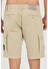 Aeronautica Militare - AERONAUTICA MILITARE Beżowe męskie bermudy Frecce Tricolori, Rozmiar M. Kolor: beżowy #6