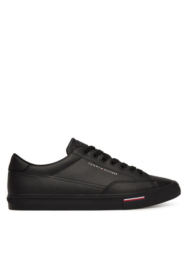 TOMMY HILFIGER - Tommy Hilfiger Tenisówki Vulc Core Rwb Long Lace Lth FM0FM05814 Czarny. Kolor: czarny. Materiał: skóra