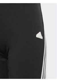 Adidas - adidas Legginsy Future Icons 3-Stripes Cotton Flared Leggings IC0115 Czarny. Kolor: czarny. Materiał: bawełna #4