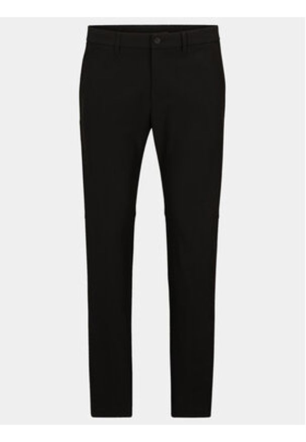 BOSS - Boss Chinosy T_Commuter-Slim 50495497 Czarny Slim Fit. Kolor: czarny. Materiał: syntetyk