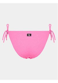 Calvin Klein Swimwear Dół od bikini KW0KW02398 Różowy. Kolor: różowy. Materiał: syntetyk