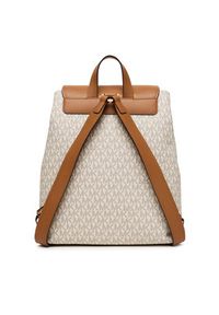 MICHAEL Michael Kors Plecak Quinn 30T5GQNB2B Beżowy. Kolor: beżowy. Materiał: skóra #3