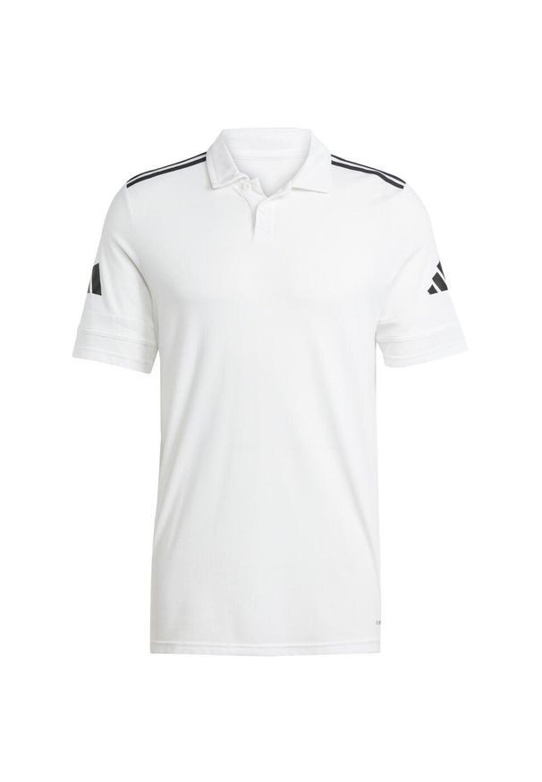 Adidas - Koszulka męska adidas Squadra 25 Polo. Typ kołnierza: polo. Kolor: czarny, biały, wielokolorowy. Sport: piłka nożna