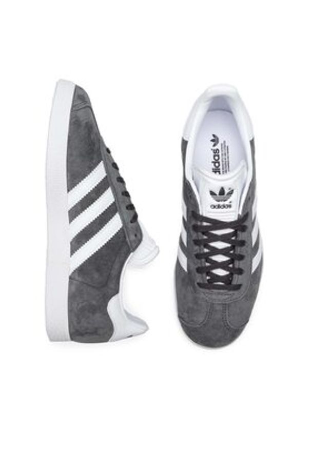 Adidas - adidas Sneakersy Gazelle BB5480 Szary. Kolor: szary. Materiał: zamsz, skóra. Model: Adidas Gazelle