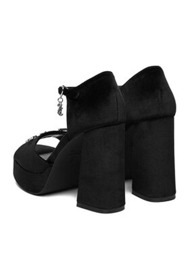 Juicy Couture Sandały EO-WSS21645-01 Czarny. Kolor: czarny. Materiał: materiał