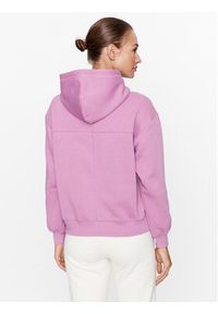 Champion Bluza Hooded Sweatshirt 116678 Różowy Custom Fit. Kolor: różowy. Materiał: bawełna, syntetyk #4