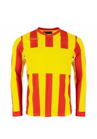 STANNO - Dżersej z długim rękawem Stanno Aspire. Kolor: wielokolorowy, żółty, czerwony. Materiał: jersey. Długość rękawa: długi rękaw. Długość: długie. Wzór: paski #1