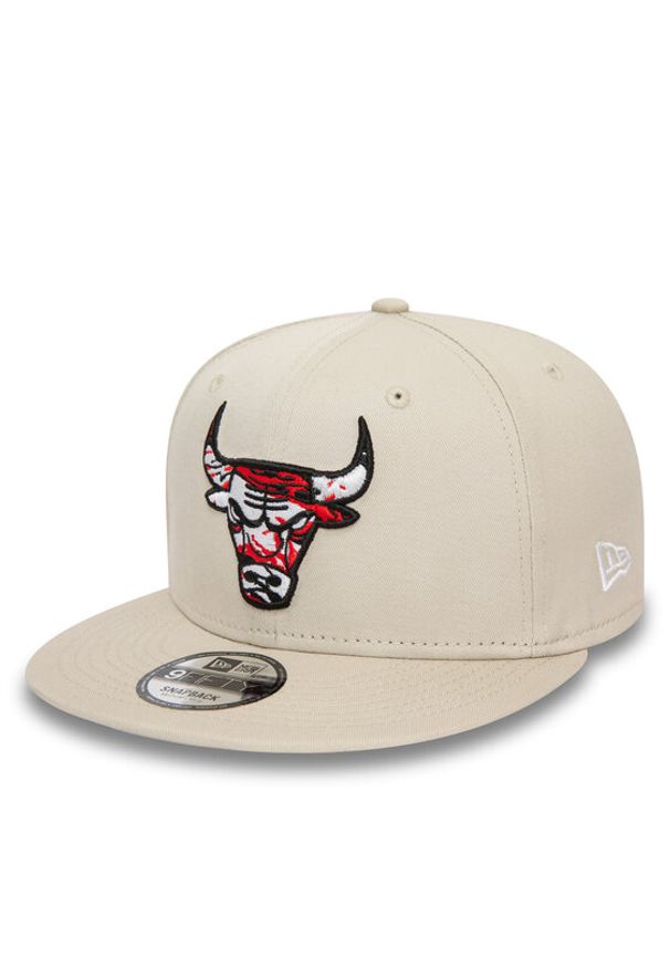 New Era Czapka z daszkiem Seas Kidsill 950 Bulls 60435201 Beżowy. Kolor: beżowy. Materiał: materiał