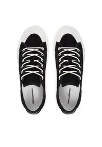 Karl Lagerfeld - KARL LAGERFELD Trampki Rae Karl NFT KL60331N Czarny. Kolor: czarny. Materiał: materiał #4