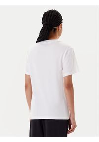 Adidas - adidas T-Shirt Slide Graphic JY8687 Biały Regular Fit. Kolor: biały. Materiał: bawełna #5