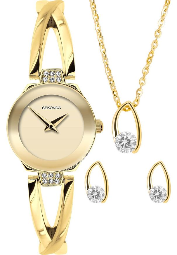 Zegarek Sekonda Zegarek damski Sekonda 49033 złoty. Kolor: złoty