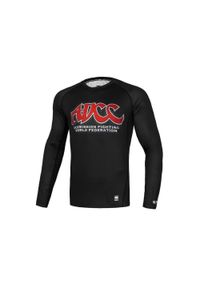 PITBULL - Longsleeve męski Pitbull Rashguard ADCC. Kolor: czarny. Długość rękawa: długi rękaw #1