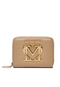 Love Moschino - LOVE MOSCHINO Portfel damski JC5713PP0LKC0106 Écru. Materiał: skóra