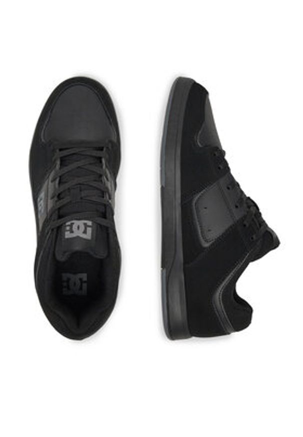 DC Sneakersy DC SHOES CURE DC01681062 Czarny. Kolor: czarny. Materiał: skóra