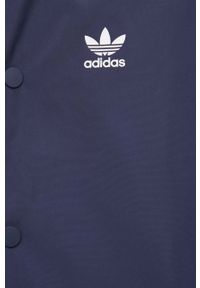 adidas Originals kurtka HD9770 męska kolor granatowy przejściowa oversize. Kolor: niebieski. Materiał: materiał #2
