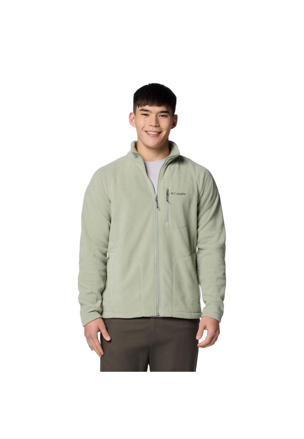 columbia - Columbia Polar Fast Trek Ii 1420421355. Kolor: zielony. Materiał: polar. Sport: turystyka piesza