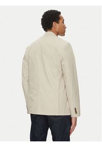 Michael Kors Marynarka CS5100THC2 Beżowy Slim Fit. Kolor: beżowy. Materiał: bawełna #3