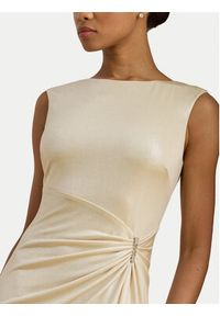 Lauren Ralph Lauren - LAUREN RALPH LAUREN Sukienka wieczorowa 253P04060001 Beżowy Slim Fit. Kolor: beżowy. Materiał: syntetyk. Styl: wizytowy #2