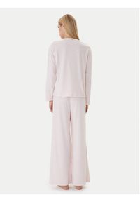 TOMMY HILFIGER - Tommy Hilfiger Piżama UW0UW06077 Różowy Relaxed Fit. Kolor: różowy. Materiał: bawełna