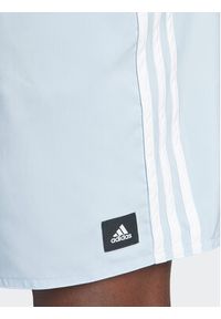 Adidas - adidas Szorty kąpielowe 3-Stripes CLX IR9428 Niebieski Regular Fit. Kolor: niebieski. Materiał: syntetyk #5