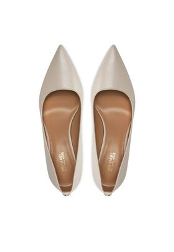 MICHAEL Michael Kors Szpilki Alina Flex Pump 40F2HNMP2L Écru. Materiał: skóra. Obcas: na szpilce