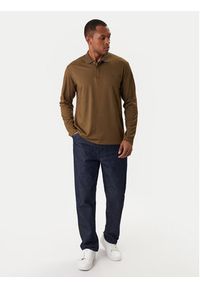Jack & Jones Polo Crodney 12259645 Khaki Regular Fit. Typ kołnierza: polo. Kolor: brązowy. Materiał: bawełna #3