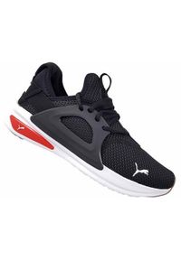 Buty treningowe męskie Puma Softride Enzo Evo. Zapięcie: sznurówki. Kolor: czarny. Materiał: materiał, tkanina, syntetyk, guma. Szerokość cholewki: normalna. Model: Puma Evo