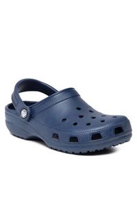 Crocs Klapki Classic 10001 Granatowy. Kolor: niebieski
