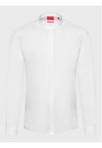 Hugo Koszula Enrique 50458109 Biały Extra Slim Fit. Kolor: biały. Materiał: bawełna #3