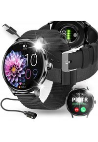 Smartwatch JG Smart SMARTWATCH DAMSKI ZEGAREK POLSKIE MENU CIŚNIENIE ROZMOWY SMART WATCH CZARNY. Rodzaj zegarka: smartwatch. Kolor: czarny #1