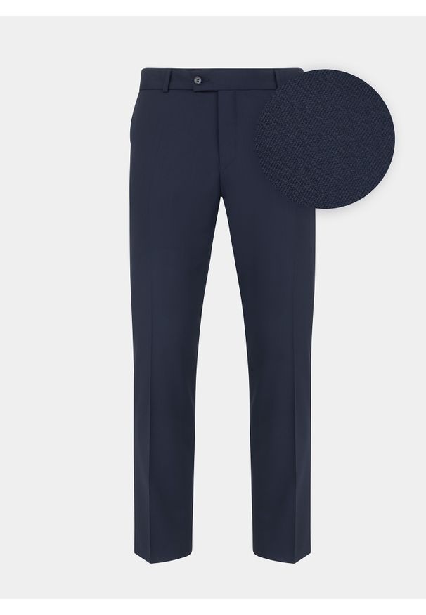 Pako Lorente - PAKO LORENTE – Spodnie smokingowe P000B-6S-002-G-S. Materiał: wełna. Wzór: gładki. Styl: młodzieżowy