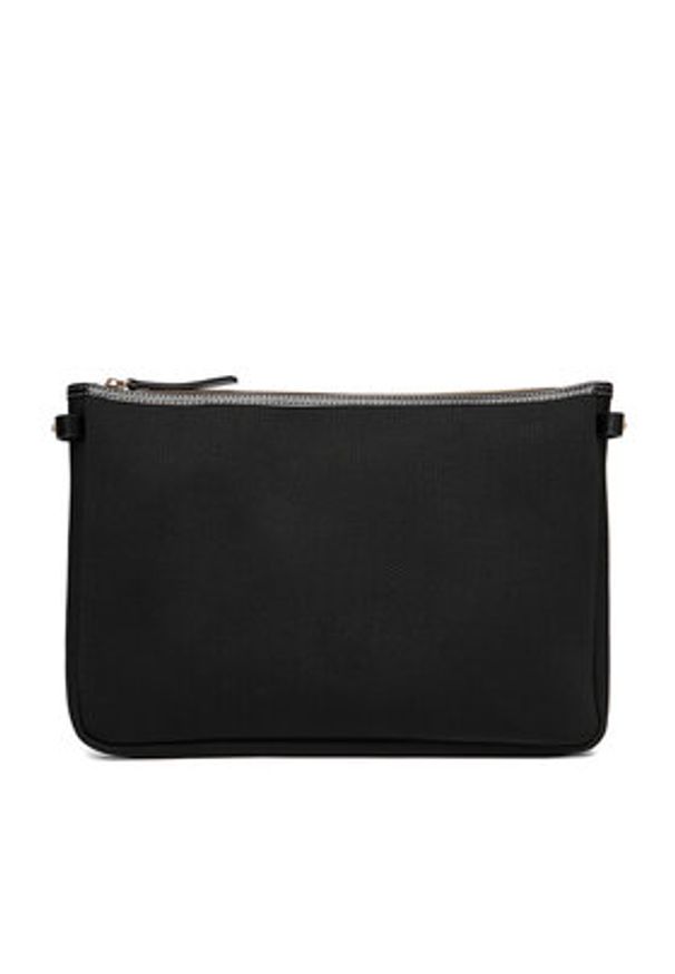 TOMMY HILFIGER - Tommy Hilfiger Torebka Th Monoplay AW0AW17696 Czarny. Kolor: czarny. Materiał: skórzane