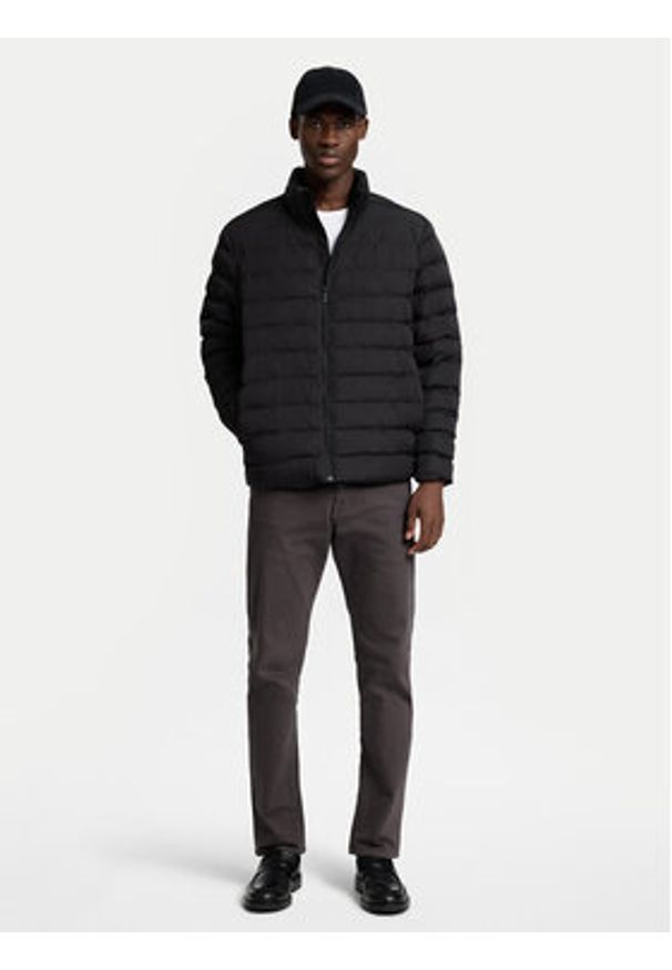 Selected Homme Kurtka przejściowa 16089395 Czarny Regular Fit. Kolor: czarny. Materiał: syntetyk