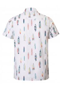 Męska Koszula Hawajska - Pako Jeans - Deski Surfingowe. Okazja: na plażę. Kolor: wielokolorowy. Materiał: wiskoza, bawełna. Styl: wakacyjny #4