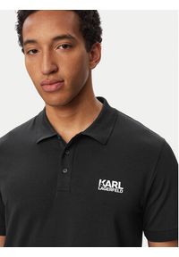 Karl Lagerfeld - KARL LAGERFELD Polo 745780 563235 Granatowy Regular Fit. Typ kołnierza: polo. Kolor: niebieski. Materiał: bawełna #5