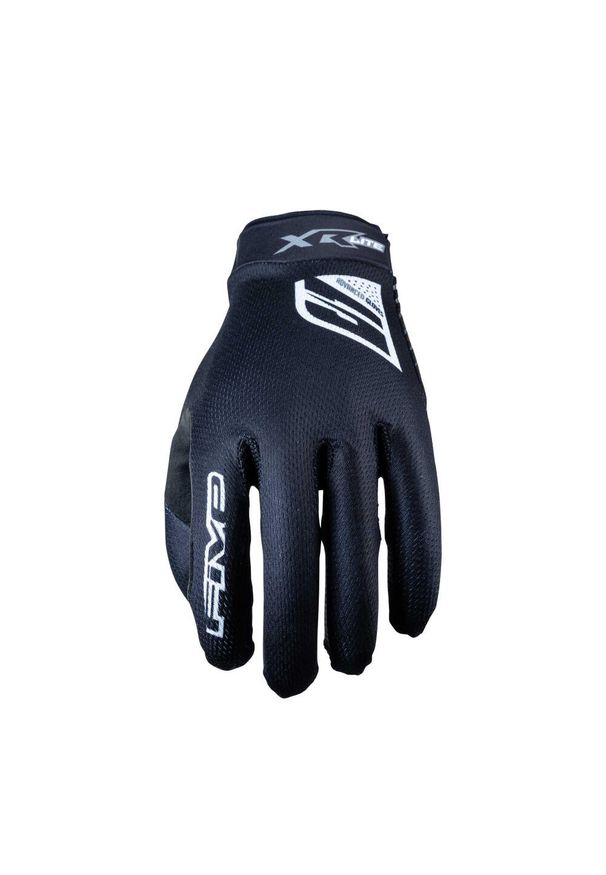 FIVE GLOVES - Rękawiczki XR-LITE - CZARNO-BIAŁE - M/9. Kolor: czarny, wielokolorowy, biały. Sport: kolarstwo
