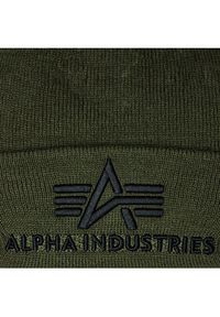 Alpha Industries Czapka 3D Beanie 168910 Zielony. Kolor: zielony. Materiał: materiał #3