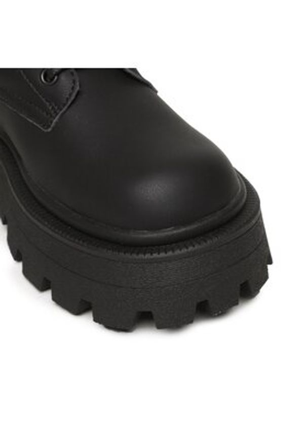 only - ONLY Trapery 15304974 Czarny. Kolor: czarny. Materiał: skóra