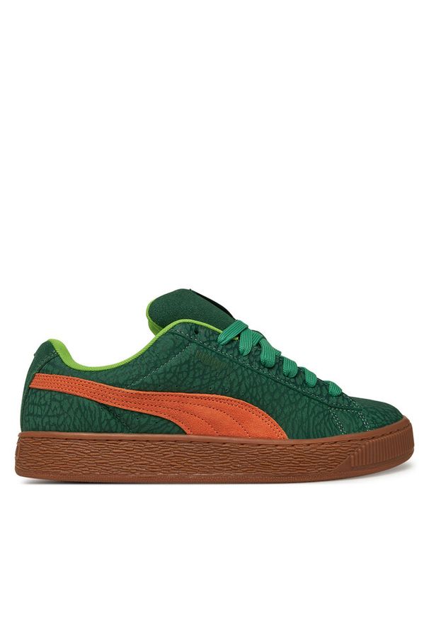 Sneakersy Puma. Kolor: zielony. Model: Puma Suede