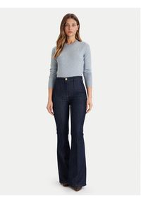 Guess Jeans Sweter W4BR83 Z3HO2 Błękitny Regular Fit. Kolor: niebieski. Materiał: syntetyk #3